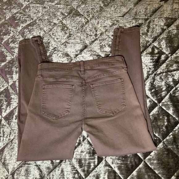 PISTOLA NWOT Purple Ankle Zip Denim Stretch Jeans Size 27 - Picture 4 of 11